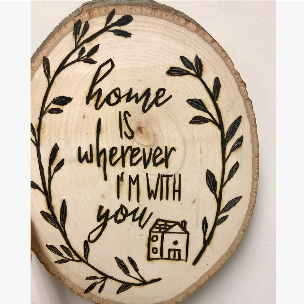 Home is With You Wood-burning - Picture 2 of 5